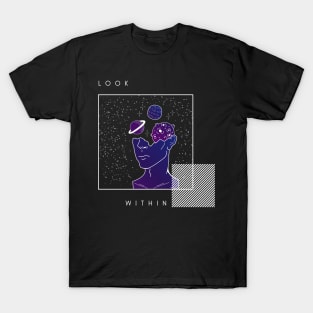 Look Within Galaxy Mind T-Shirt